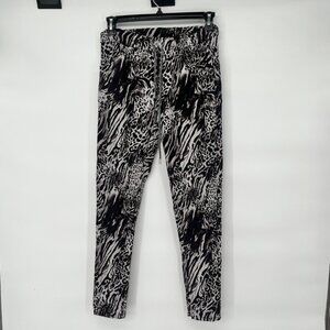 Venti6 Womens Leopard Print Skinny Pants In Stretchy Polyester & Elastane Size M
